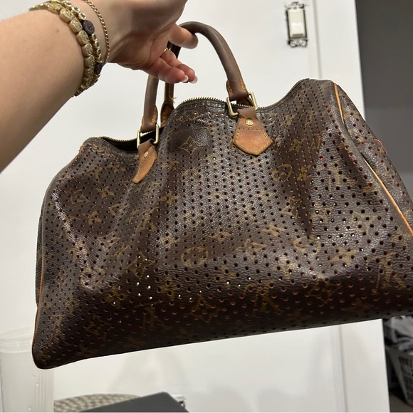 LOUIS VUITTON M95182 Speedy 30 Monogram Perfot Handbag Brown Women's - Picture 5 of 8
